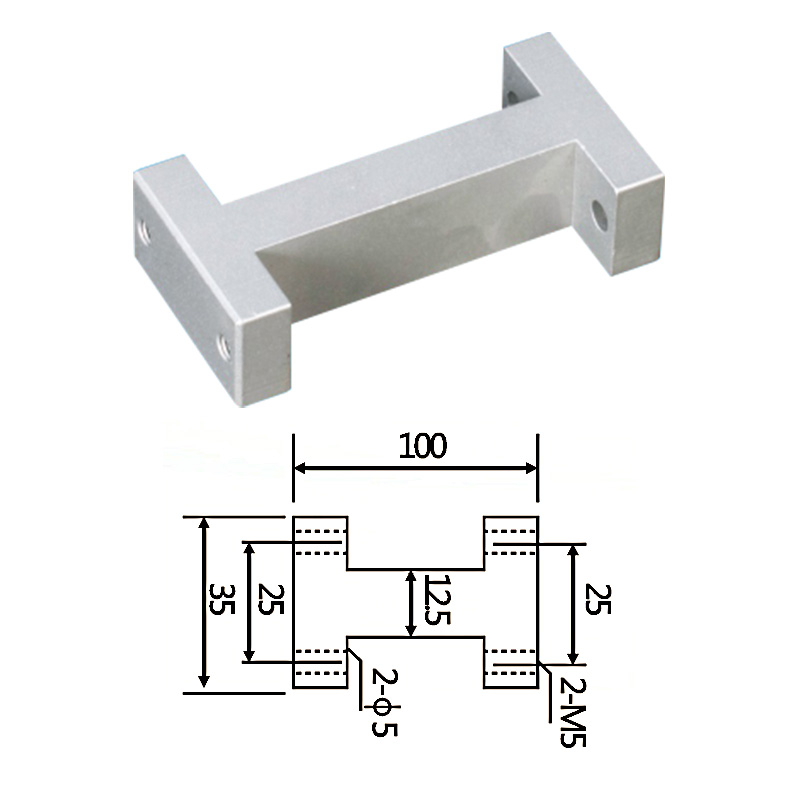 小夾具連接工字架100mm