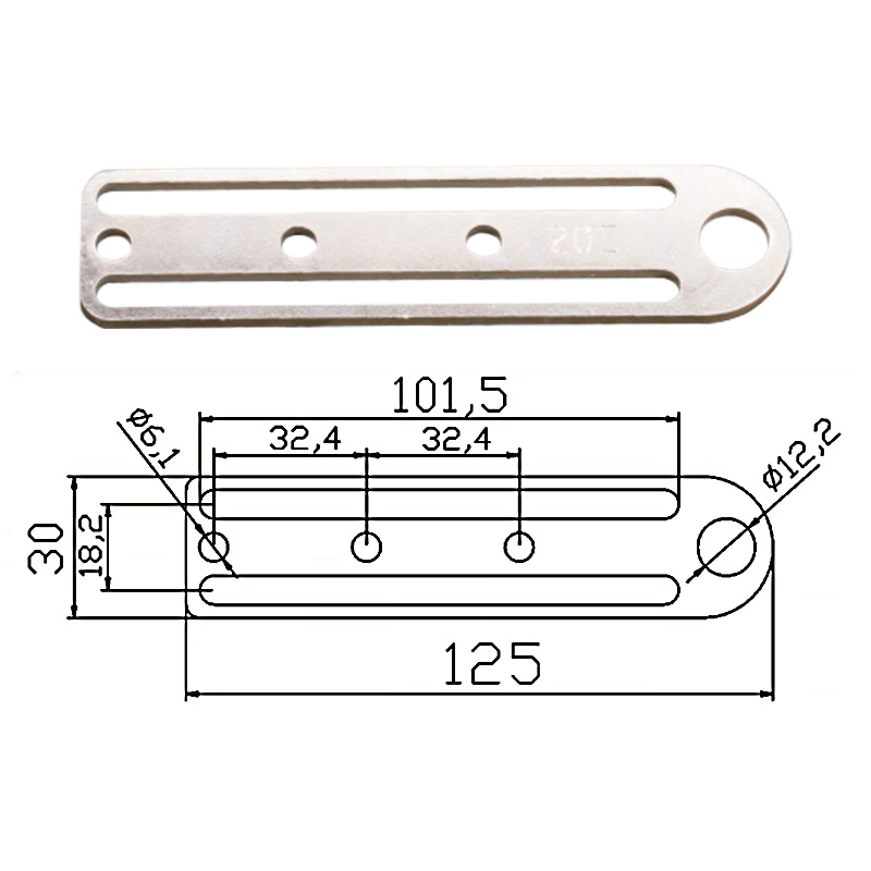 金具固定板G--JD20E-095