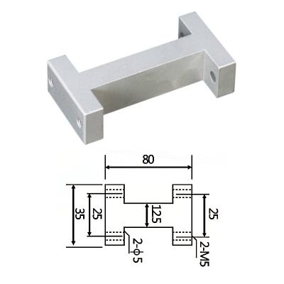 小夾具連接工字架80mm