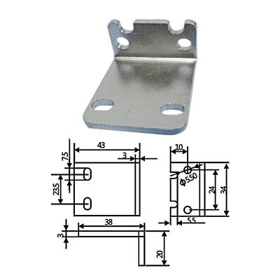 小夾具連接L塊43mm